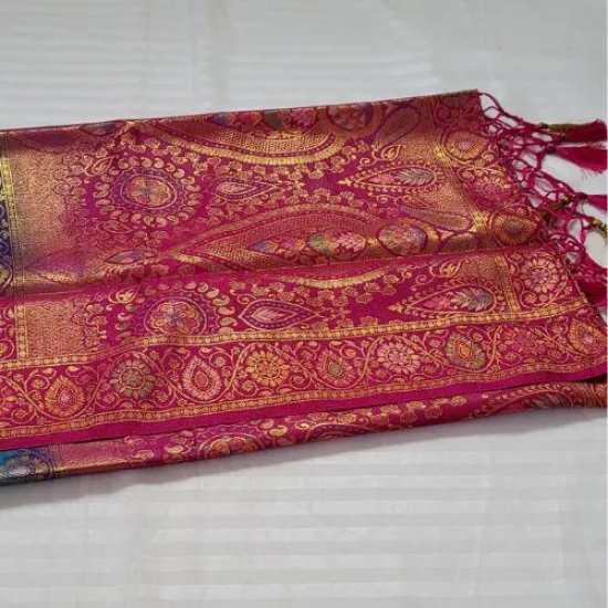 Banaras Warm Silk Magenta