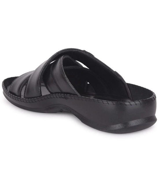 Liberty Black Mens Leather Slipper - None