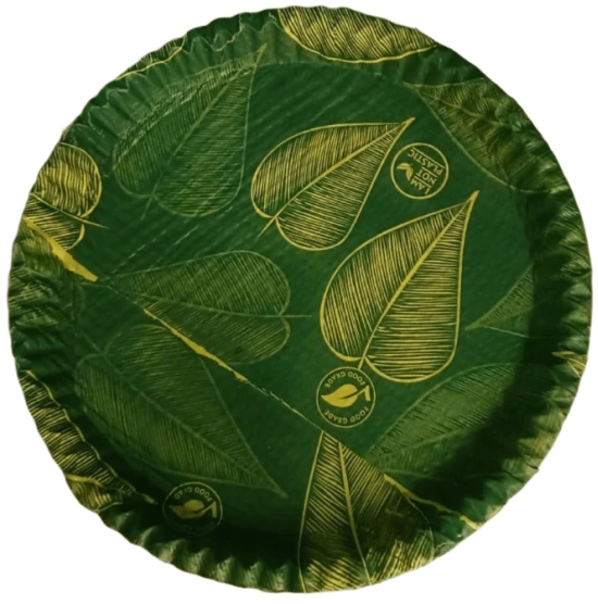 100% Natural Areca Leaf Plates | Eco-Friendly and Biodegradable Disposable Dinnerware | 12 Inches | Pack of 10