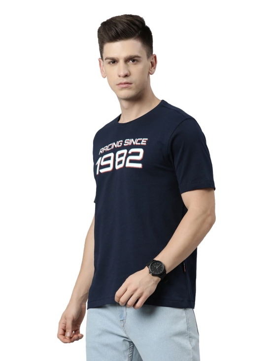 TVS Racing Round Neck T Shirts-Premium 100% Cotton Jersey, Versatile T Shirt for Men, Ideal for Gym, Casual Wear & More-Mercerised Yarn for Extra Durability-Easy to Wear & Wash