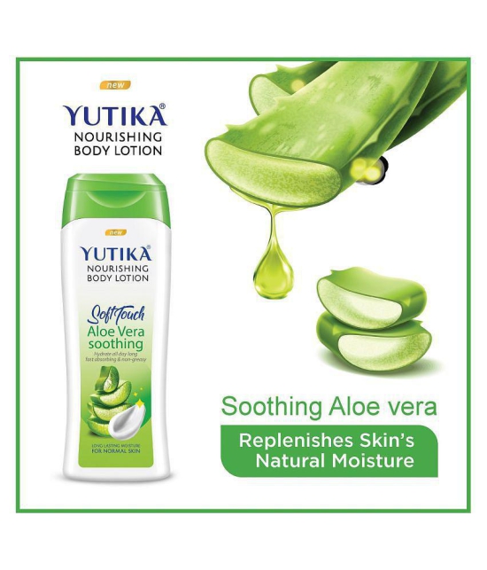 yutika Nourishing Soft Touch Aloe Vera Soothing Body Lotion ( 300 mL Pack of 2 )