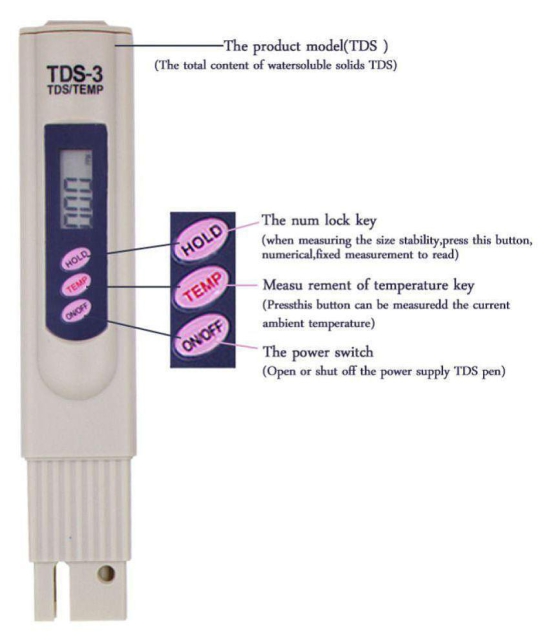 Digital TDS Meter for Water Purity Test