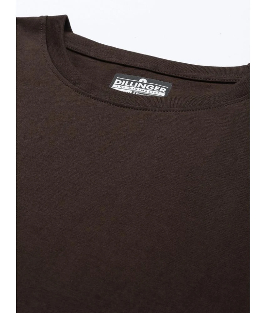 Dillinger - Brown Cotton Loose Fit Womens T-Shirt ( Pack of 1 ) - None