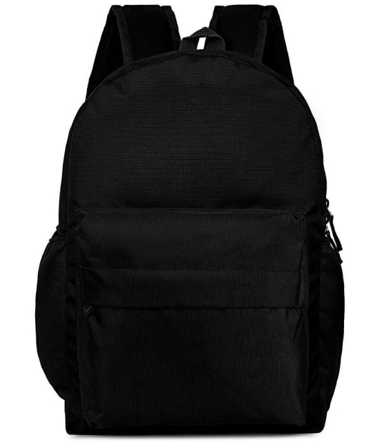 Apnav - Black Polyester Backpack ( 20 Ltrs )