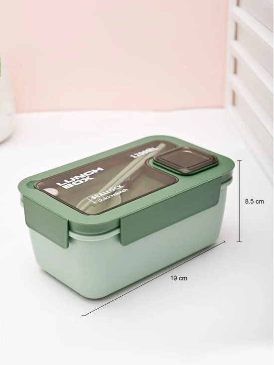 Green Lunch Box Set (1200ml + 40ml)