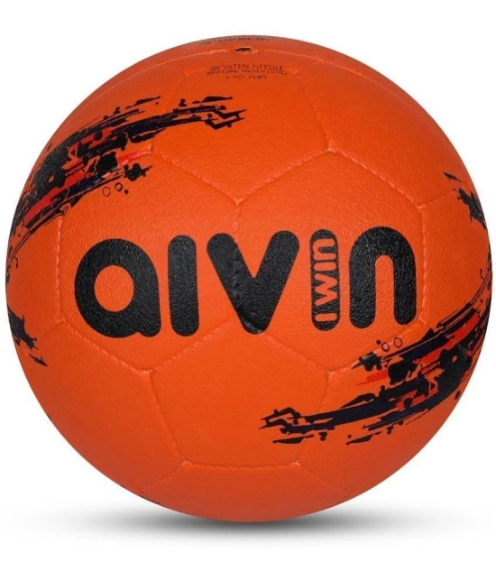 Aivin - Orange Rubber Football ( Pack of 1 ) - 5