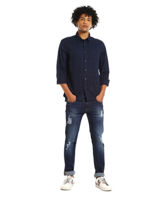 Ruggers 100 Percent Cotton Navy Shirt Single - None