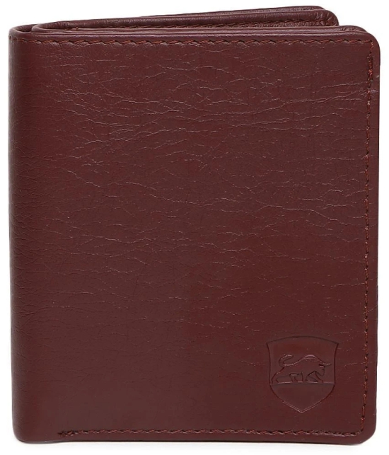 samtroh Brown PU Mens Short Wallet ( Pack of 1 ) - Brown