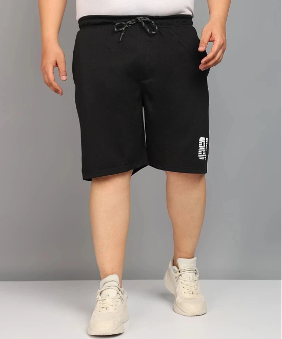 XFOX Black Blended Mens Shorts ( Pack of 1 ) - None