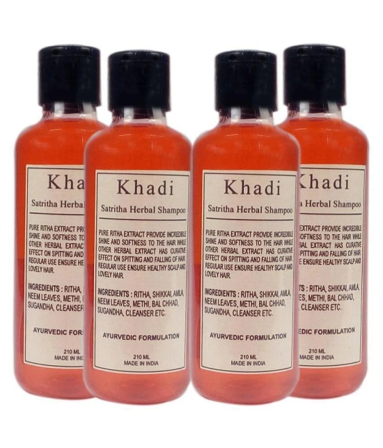 Khadi Herbal Satritha Shampoo 840 ml Pack of 4