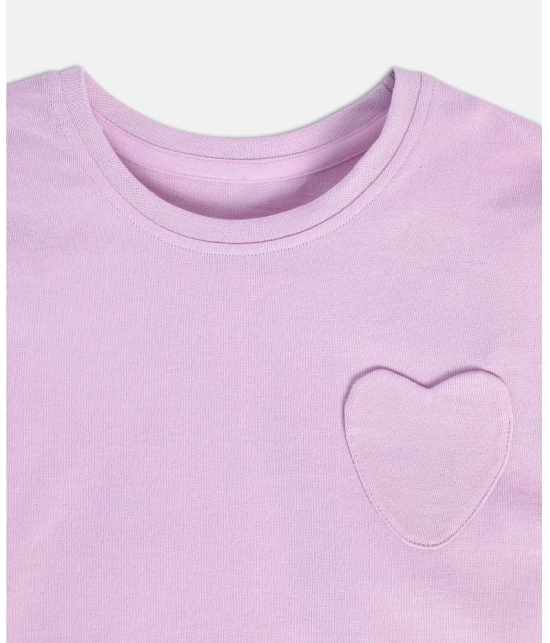 MINI KLUB - Pink 100% Cotton Girls Top ( Pack of 1 ) - None