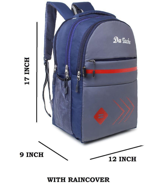 Da Tasche 30 Ltrs Navy Laptop Bags