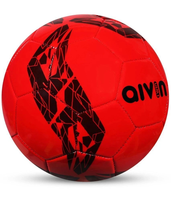 Aivin - Red Rubber Football ( Pack of 1 ) - 5