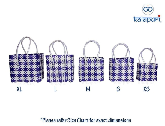 Durable Blue & White Basket