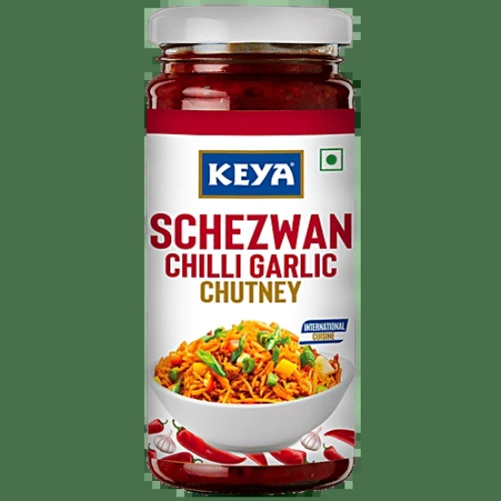 Keya Schezwan Chilli Garlic Chutney 250g