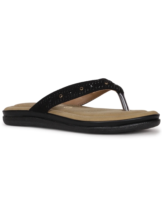 Bata Comfit Black Chappal For Women BLACK size 5