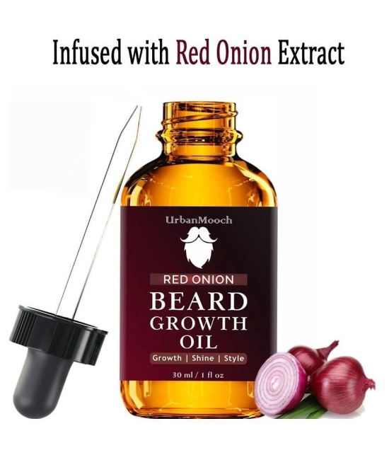 UrbanMooch - 30mL Growth Increasing Beard Oil (Pack of 1)