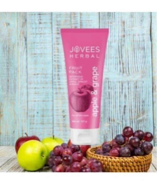 Jovees Herbal Apple & Grape Fruit Pack For Uneven Skin Tone For All Skin Types 120gm