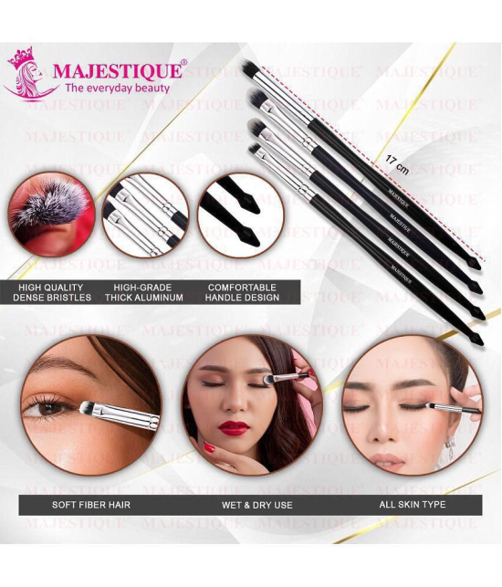 Majestique Makeup Brush Set 4Pcs Cosmetics Tools Applicator