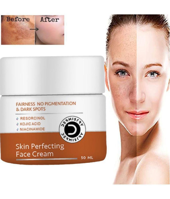 Dermistry Hyper Pigmentation Fairness Kojic Acid Face Cream Skin D Tan Whitening Lightening Brightening Shine Care Anti Blemishes Pigment Melasma Removal Glowing Beauty Moisturizer Goree Gor