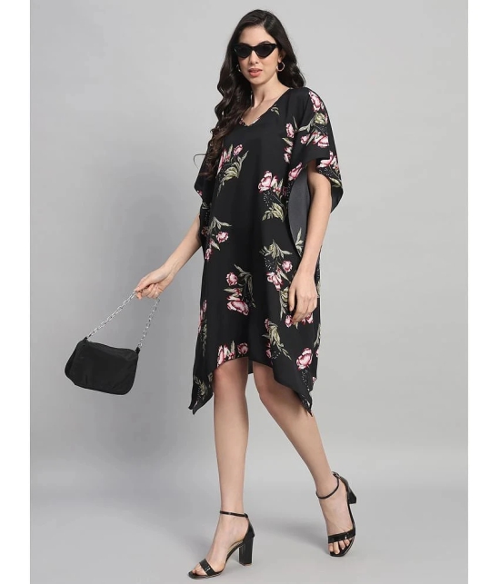 Curvydrobe Crepe Black Beach Dresses - Single - None