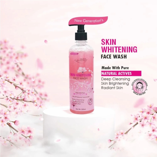 Purobio Skin Whitening Face Wash - 500ml