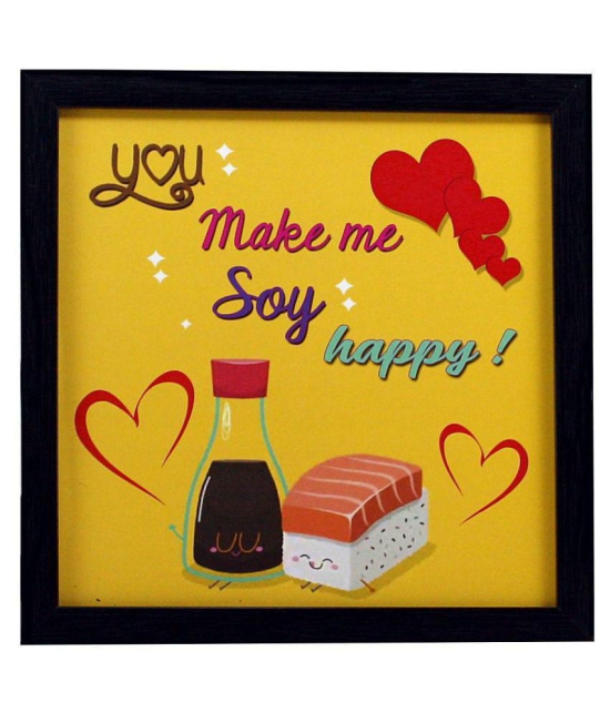 Indianara Love DÃ©cor Synthetic Painting With Frame