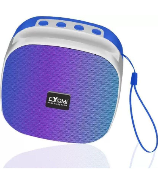 CYOMI CY_MAX624 5 W Bluetooth Speaker Bluetooth V 5.0 with SD card Slot Playback Time 10 hrs Blue - Blue