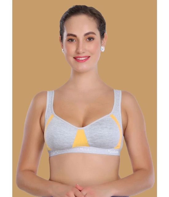 Madam Cotton Lightly Padded Womens Everyday Bra ( Yellow ) - None