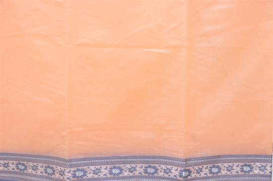 Cotton Dupian Saree Light Peach