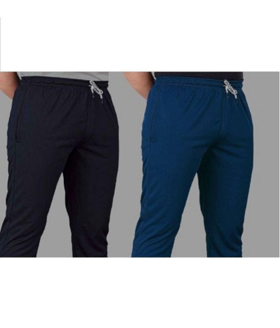 Leavess - Multicolor Polyester Mens Trackpants ( Pack of 2 ) - None