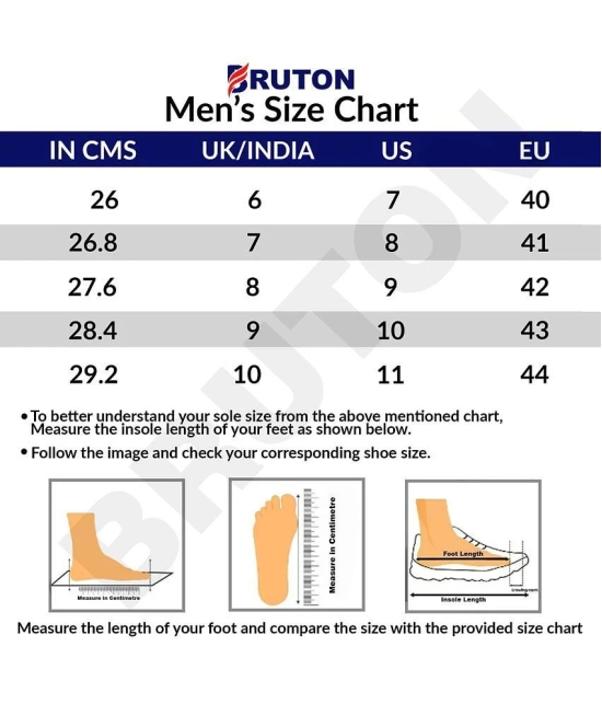 Bruton Blue Men Outdoor Shoes - None