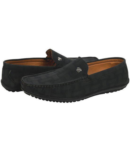 SHOES KINGDOM - Black Men's Slip on - 8