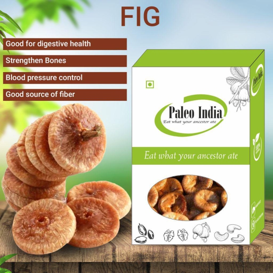 Paleo India 400gm Dried Fig| Anjeer| Figs