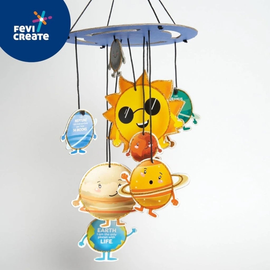 Fevicreate DIY Solar System kit Make Your own 3D Solar System Model