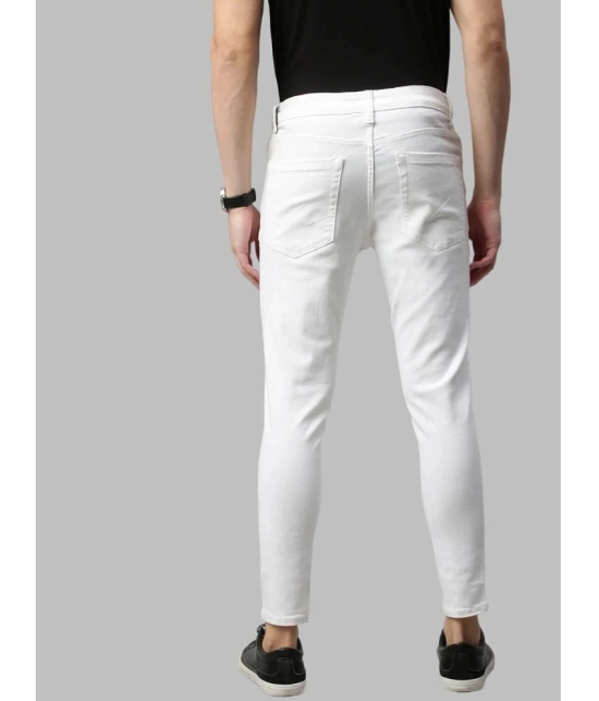 x20 - White Denim Slim Fit Mens Jeans ( Pack of 1 ) - None