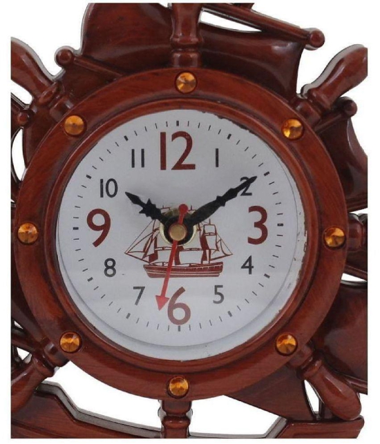 Sigaram Analog Plastic Table Clock - Pack of 1