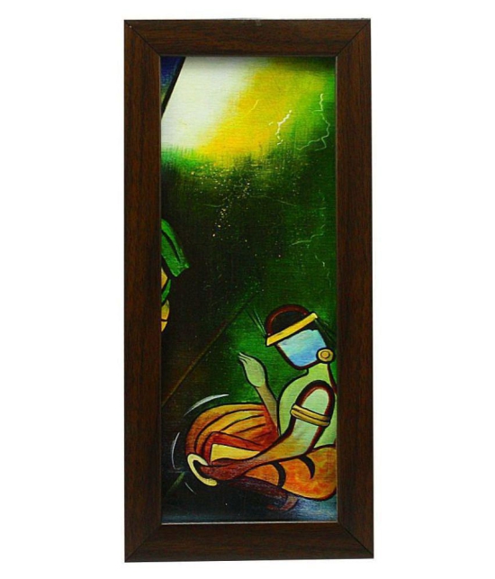 Indianara - Figurative Painting With Frame