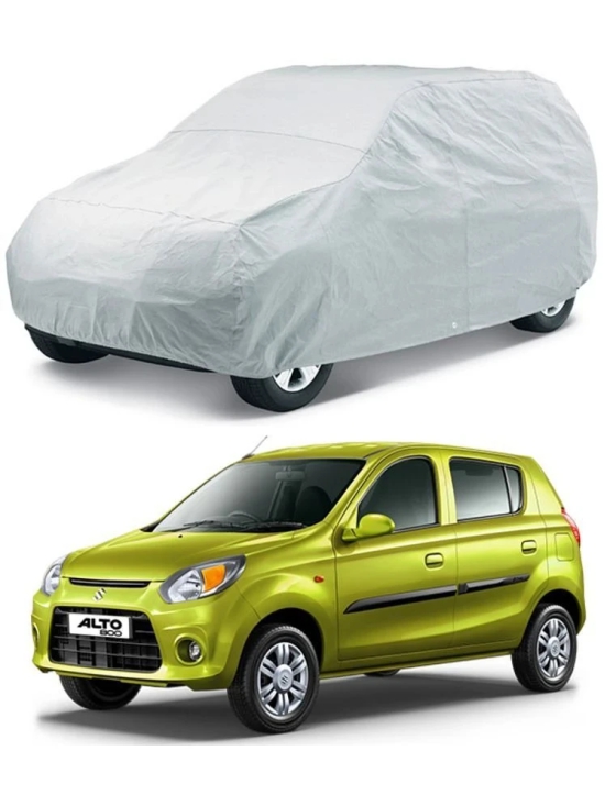 CARNEST Car Body Cover for Maruti Suzuki Alto [2000-2005] Without Mirror Pocket ( Pack of 1 ) , Silver