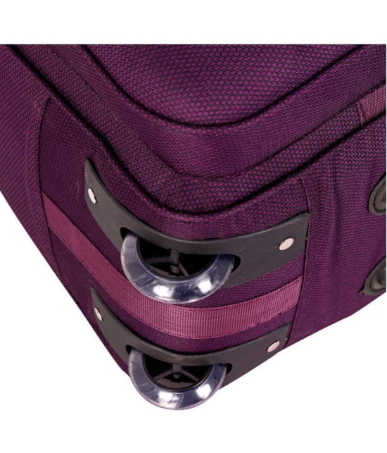 AXEN BAGS - Purple Polyester Duffle Trolley - Onesize