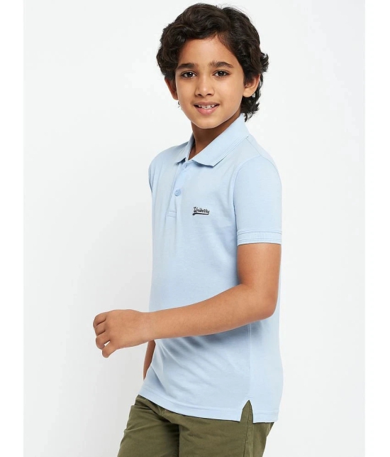 UNIBERRY - Blue Cotton Blend Boys Polo T-Shirt ( Pack of 1 ) - None