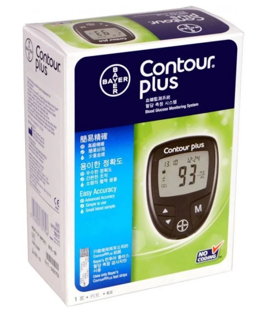 Bayer Contour Plus Meter With 25 Test Strips Free