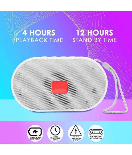 VEhop with RGb Light 5 W Bluetooth Speaker Bluetooth v5.0 with USB,SD card Slot,Aux Playback Time 5 hrs Assorted - Assorted