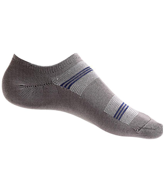 Texlon - Multicolor Cotton Men's No Show Socks ( Pack of 5 ) - Multicolor