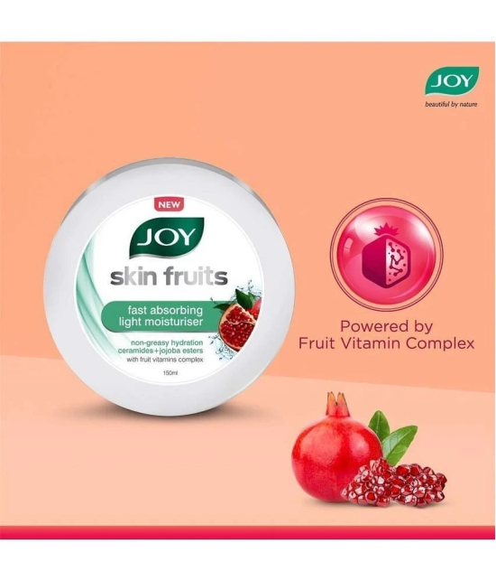 Joy Skin Fruits Fast Absorbing Light Moisturizer Face Cream, 150ml (Pack of 1)