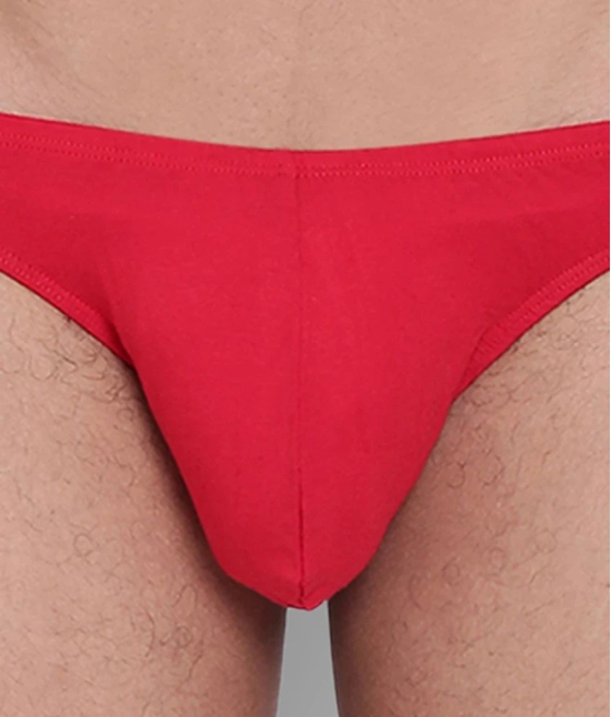 La Intimo Modal Mens Briefs ( Red ) - 3XL