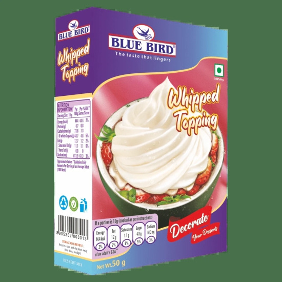 Blue Bird Whipped Toppingm, 50 gm