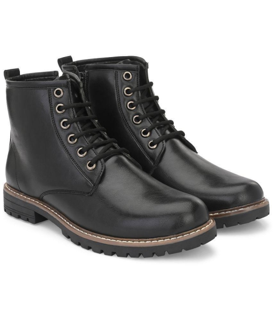 Leeport - Black Mens Casual Boots - None