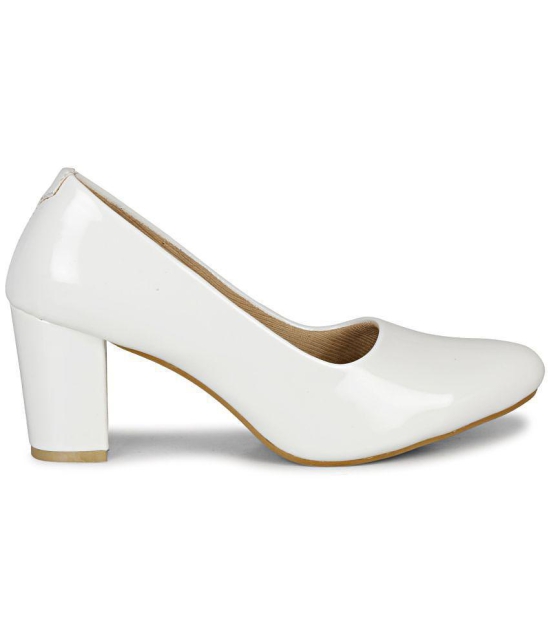 Saheb - White Women's Pumps Heels - None