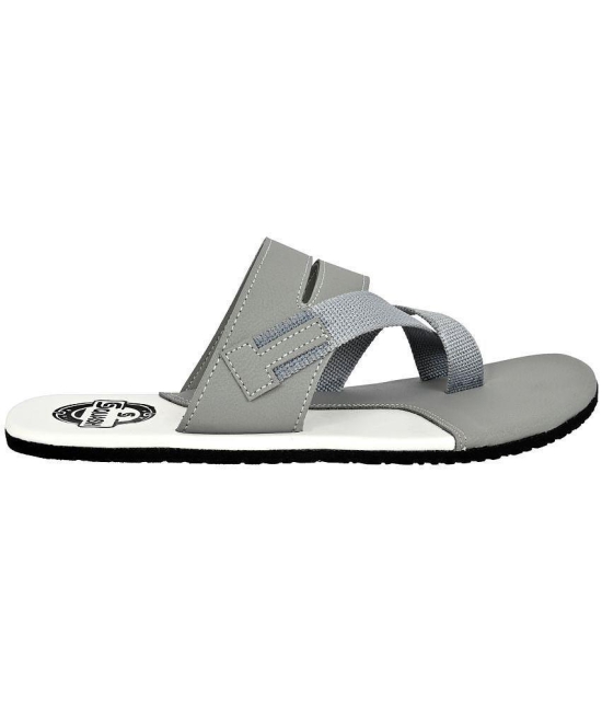 Squash - Grey Men''s Thong Flip Flop - None